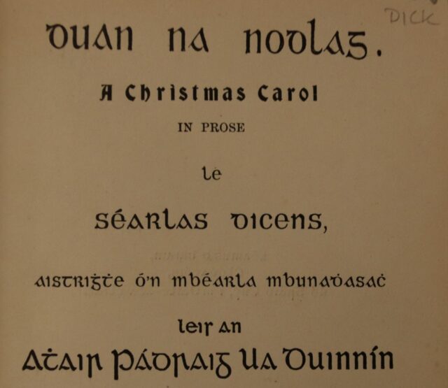 Title page to Duan na Nodlag.