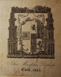 Bookplate of Bishop John Murphy