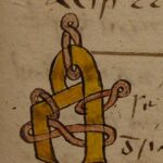 Decorated initial, Ms. 97