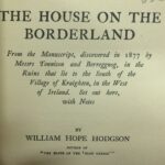 Title page to The House on the Borderland.