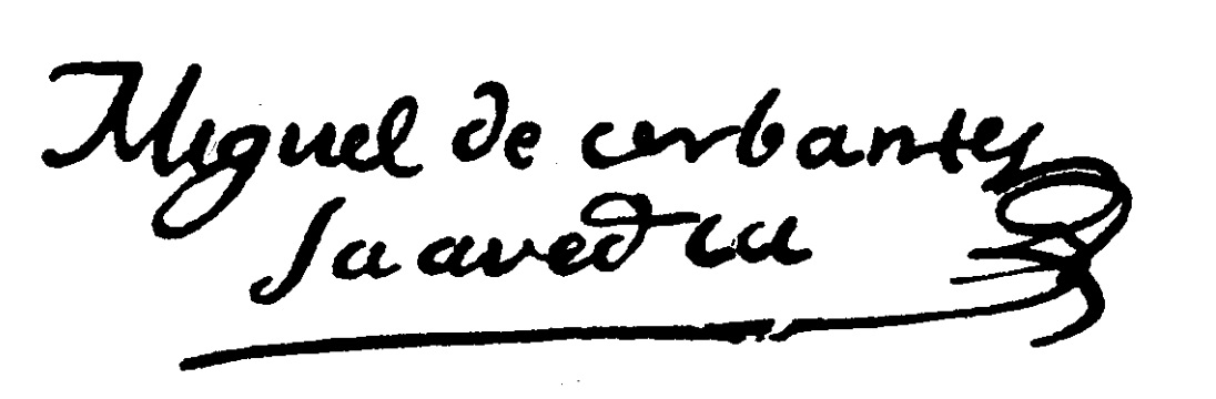 Cervantes' Signature