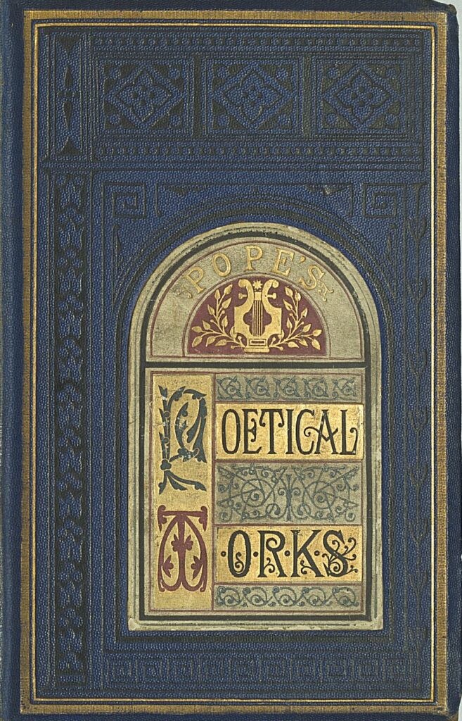 Cover to the Poetical Works of Alexander Pope