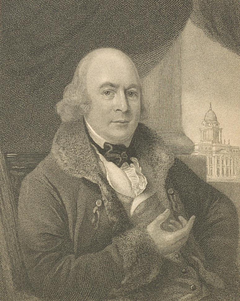 Portrait of James Gandon from The life of James Gandon, Esq.