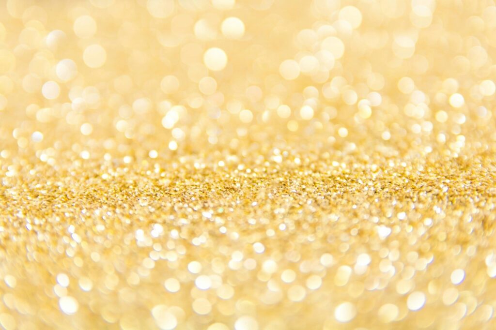 Gold diamonds glistening illustrating gold open access. 